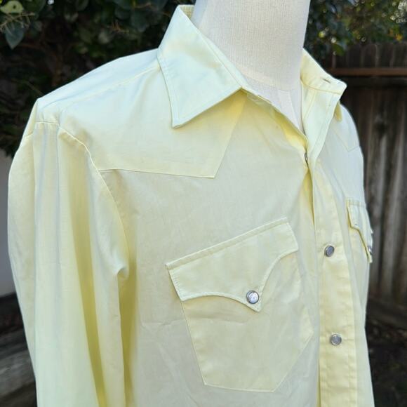 Vtg 70s 'H bar C' HBC San Jose Jubilee Western Pearl Snap Shirt Men's 16 - 34 - Picture 8 of 16